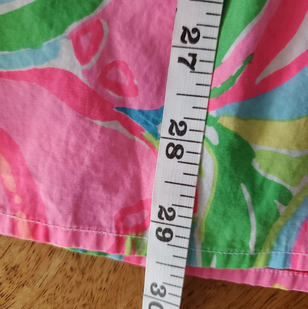 LILLY PULITZER Girls MULTI-COLOR DRESS WITH RUFFLE SIZE XL